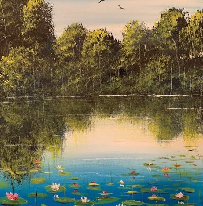 Lily Pad, a PAINT & SIP EVENT with Lisa