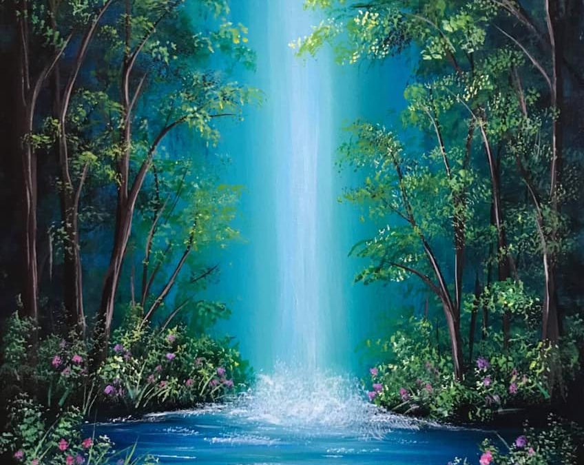 Mystic Falls, a PAINT & SIP EVENT with Lisa