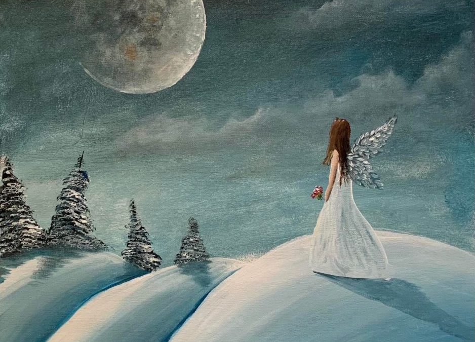 Snow Angel, a PAINT & SIP EVENT with Lisa