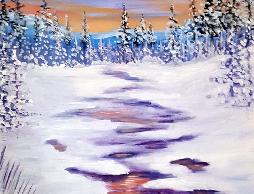 Winter Solstice, an AFTERNOON PAINTING EVENT with Lisa