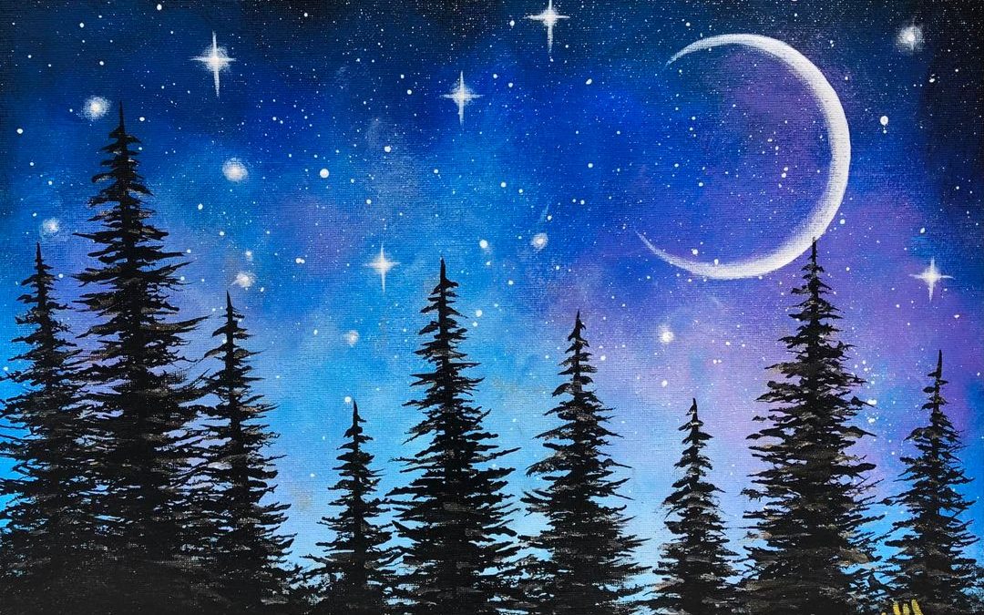 *CANCELED DUE TO WEATHER*Moonlight Pines, a PAINT & SIP EVENT with Lisa