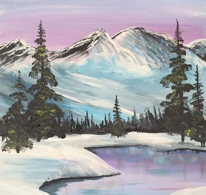 White Mountains, a PAINT & SIP EVENT with Lisa