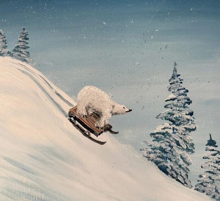 *canceled low sales 2*Polar Express, a PAINT & SIP EVENT with Lisa