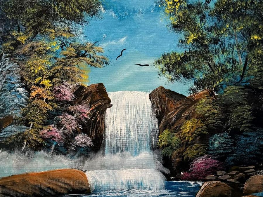Rocky Falls, a PAINT & SIP Event with Lisa