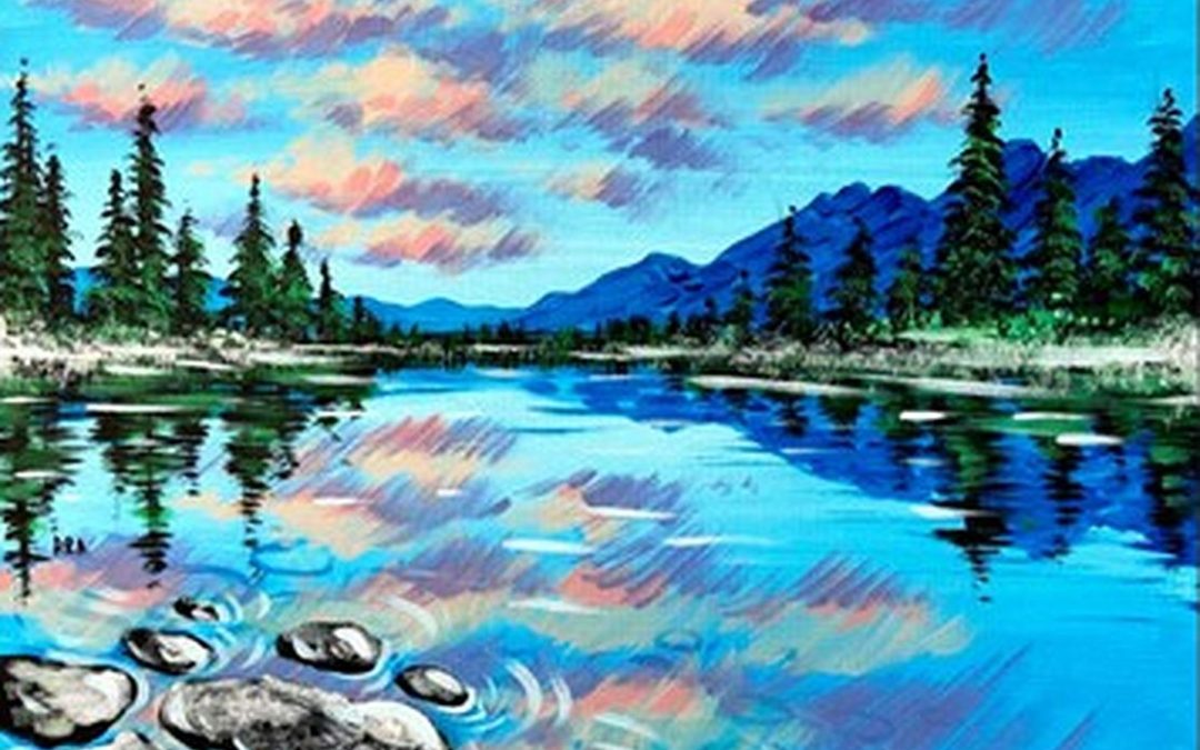 Serene Lake, a PAINT & SIP EVENT with Lisa