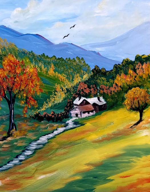 Fall Farm in the Notch, a PAINT & SIP EVENT with Lisa