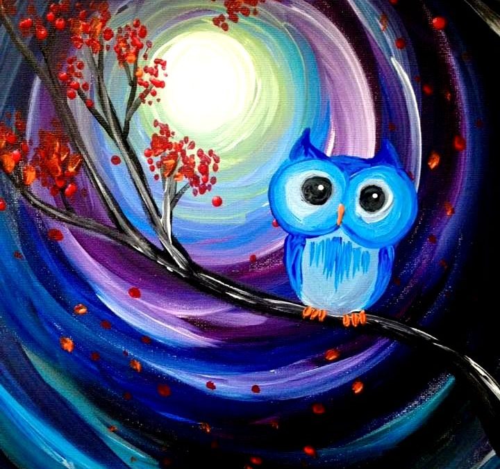 Night Owl, a PAINT & SIP EVENT with Lisa