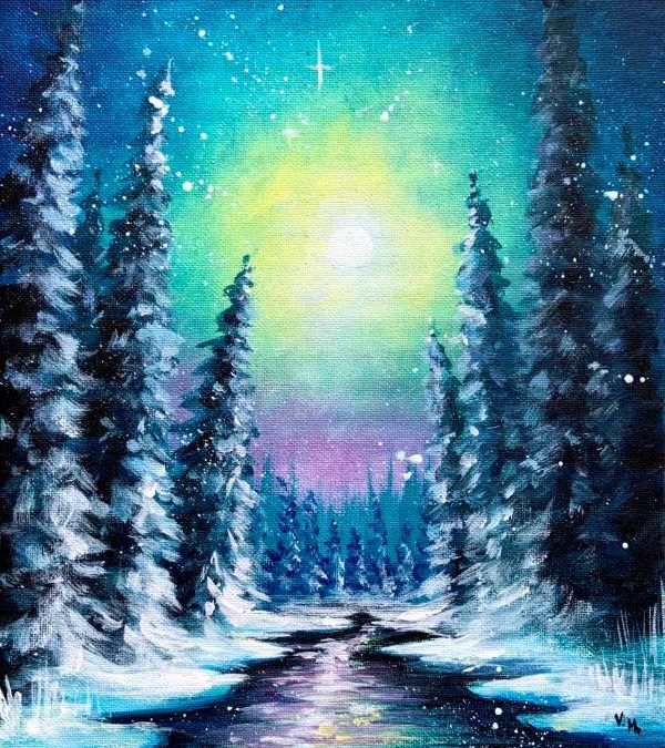 “Winter Wonderland”, a BYOB PAINT & SIP EVENT with Lisa