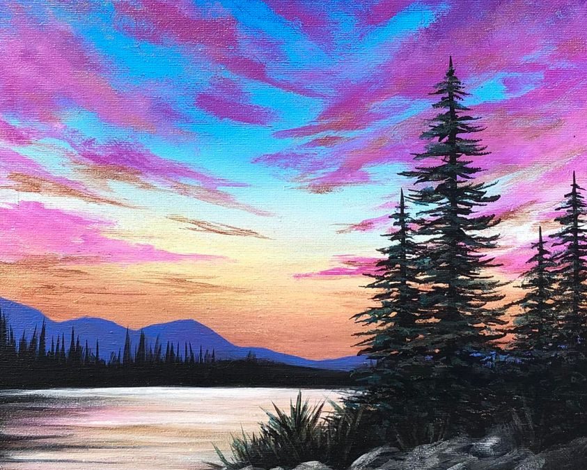 “Heavens Horizon”, an AFTERNOON PAINT & SIP EVENT with Lisa