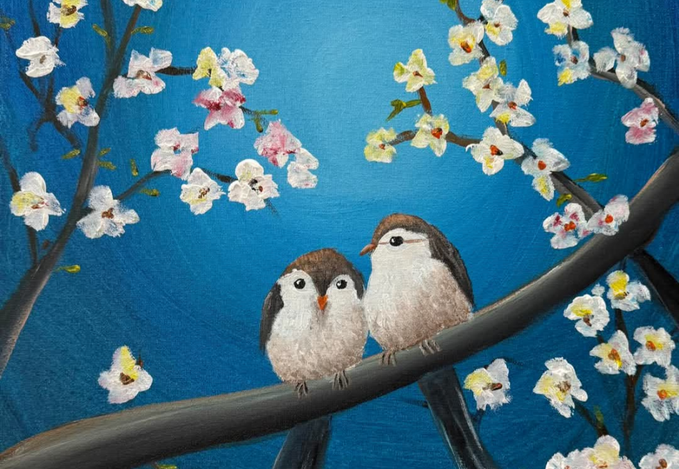 “Love Birds”, a PAINT & SIP EVENT with Lisa