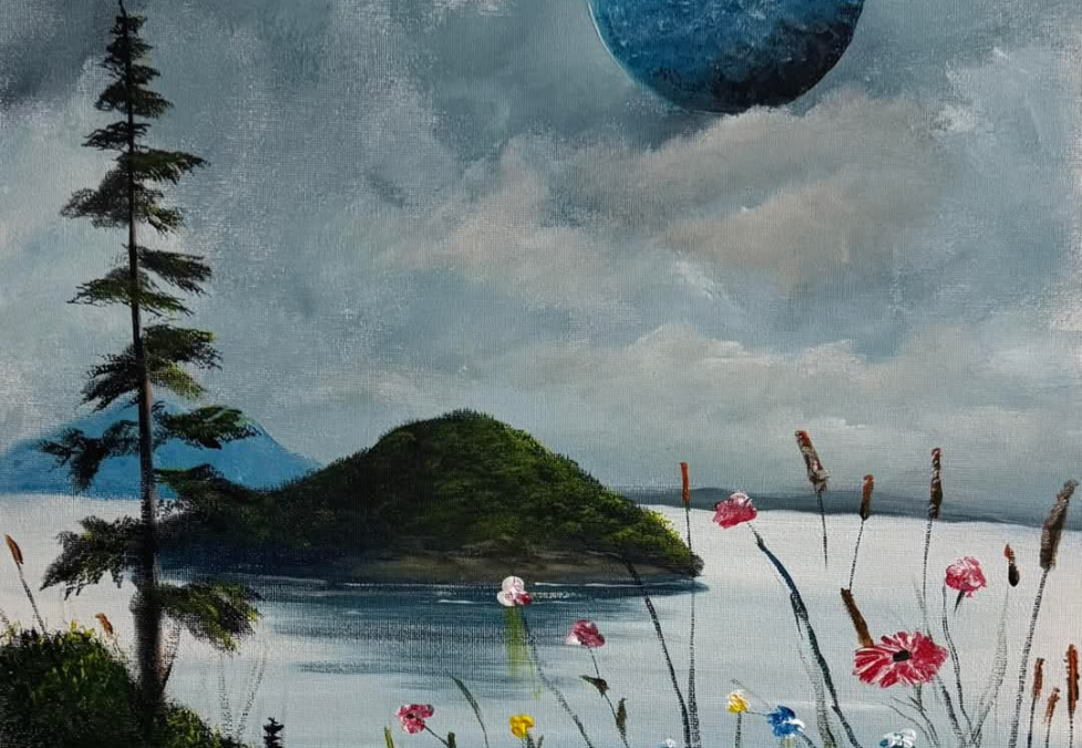 “Blue Moon in Spring”, a BYOB PAINT & SIP EVENT with Lisa