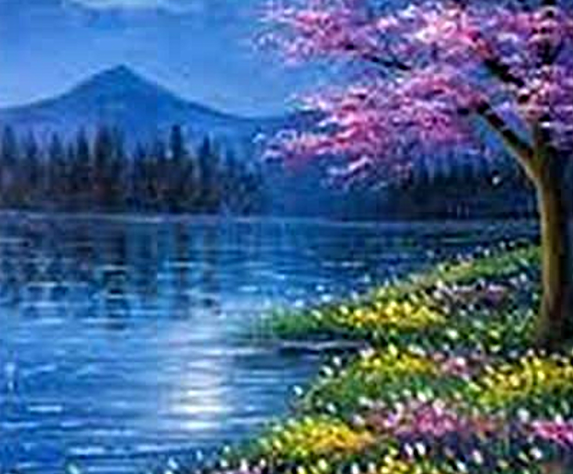 “Spring Moonlight”, a BYOB Paint & Sip with Lisa