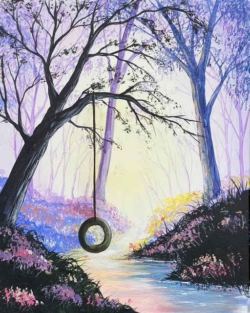 “Spring Oasis”, an AFTERNOON PAINTING EVENT with Lisa