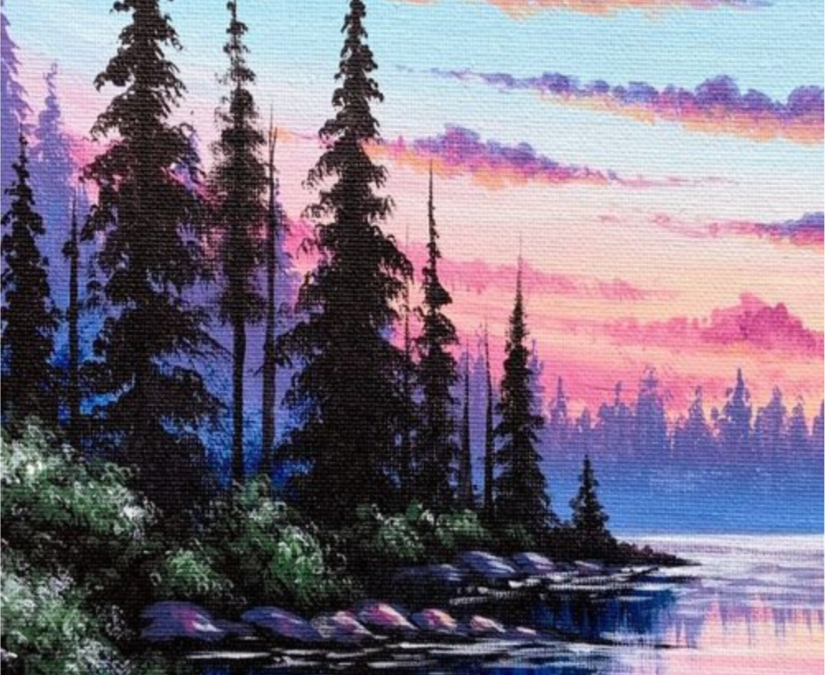 “Spring Sunset”, an AFTERNOON PAINT & SIP with Lisa