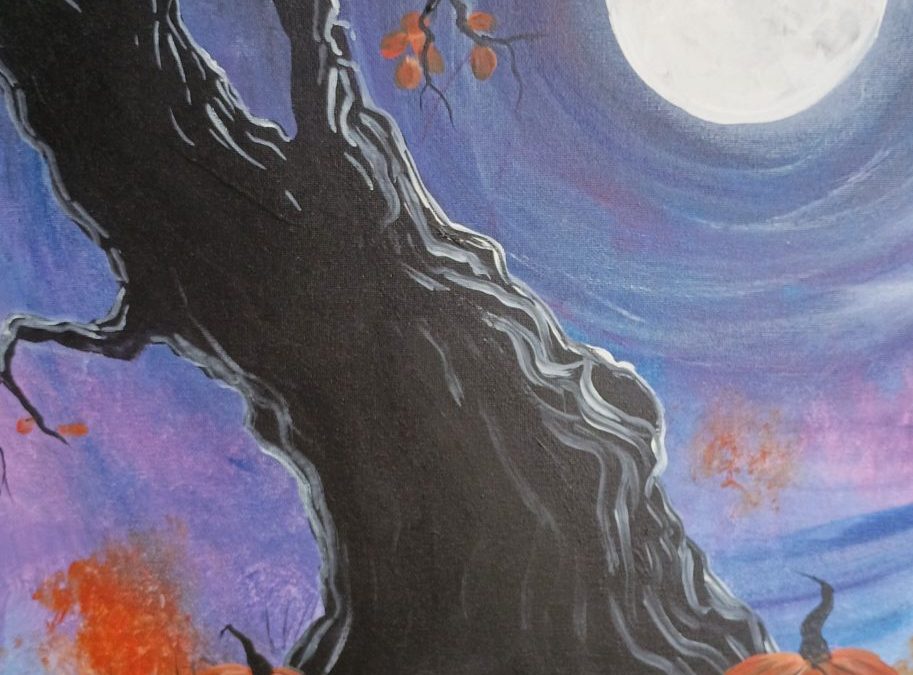 “The Halloween Tree”, an ADULT PAINT & SIP with Lisa