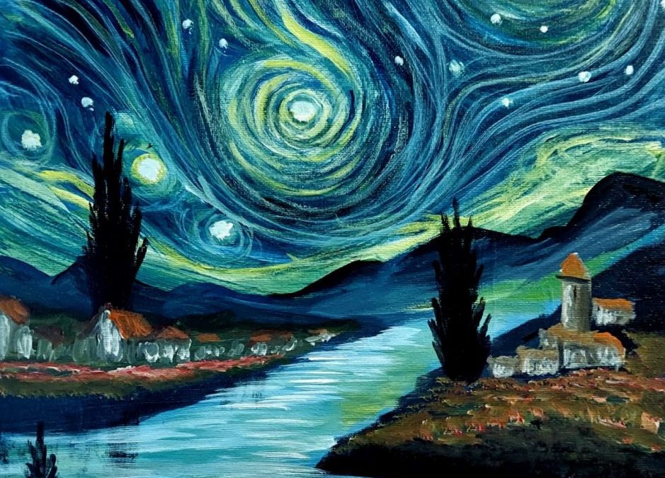 “Van Gogh Village”, an ADULT BYOB PAINT & SIP with Lisa